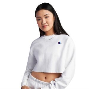 Champion Reverse Weave Cut-Off Crewneck Sweater